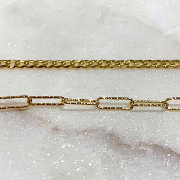 Sparkle Shimmer Chain Link Necklace - Picture 11 of 16